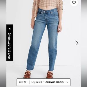 The Mid-Rise Perfect Vintage Straight Jean Edgerton Wash: Criss Cross Edition